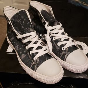 RAAD Gray and White Camo High Tops